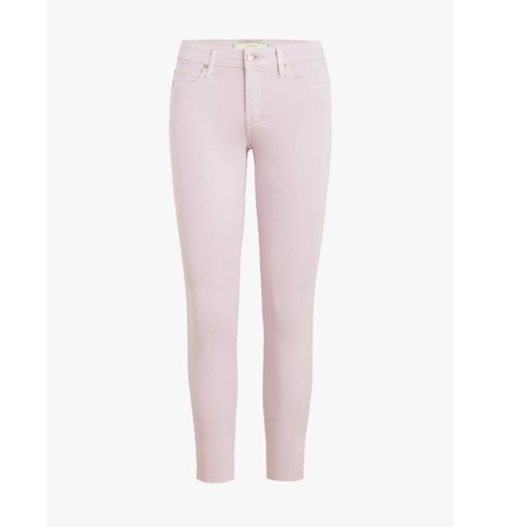 Joe's The Icon Mid Rise Skinny Crop Lavender Jeans. 25, 26, 30 - Picture 3 of 13